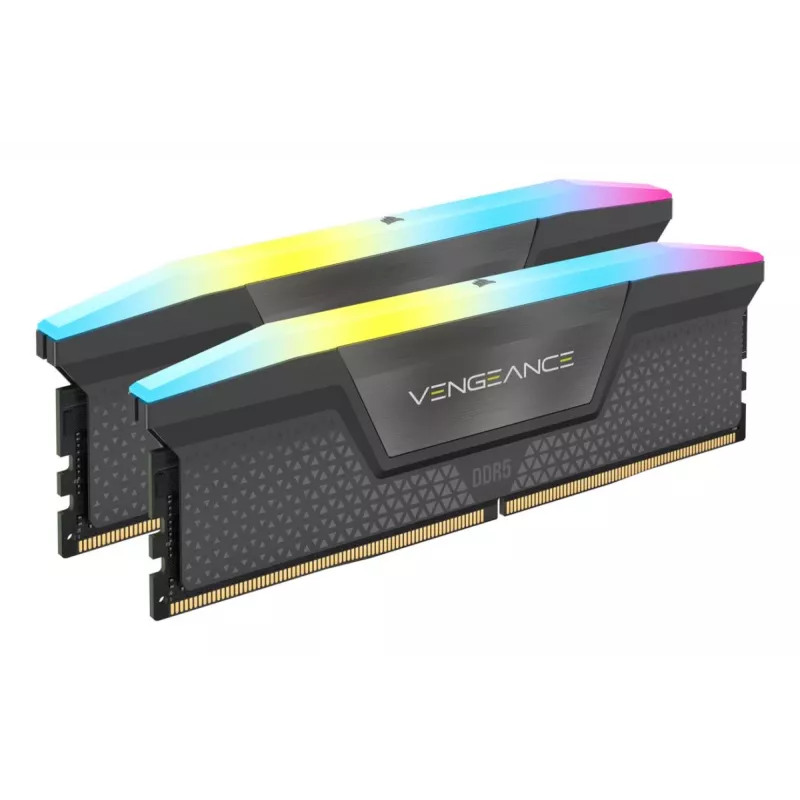 Memoria CORSAIR 64GB (2x32GB) DDR5 DRAM 5200MT/s CL40 AMD EXPO & Intel XMP Kit de memoria Vengeance RGB