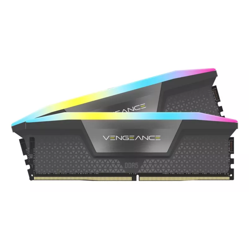 Memoria CORSAIR 64GB (2x32GB) DDR5 DRAM 5200MT/s CL40 AMD EXPO & Intel XMP Kit de memoria Vengeance RGB