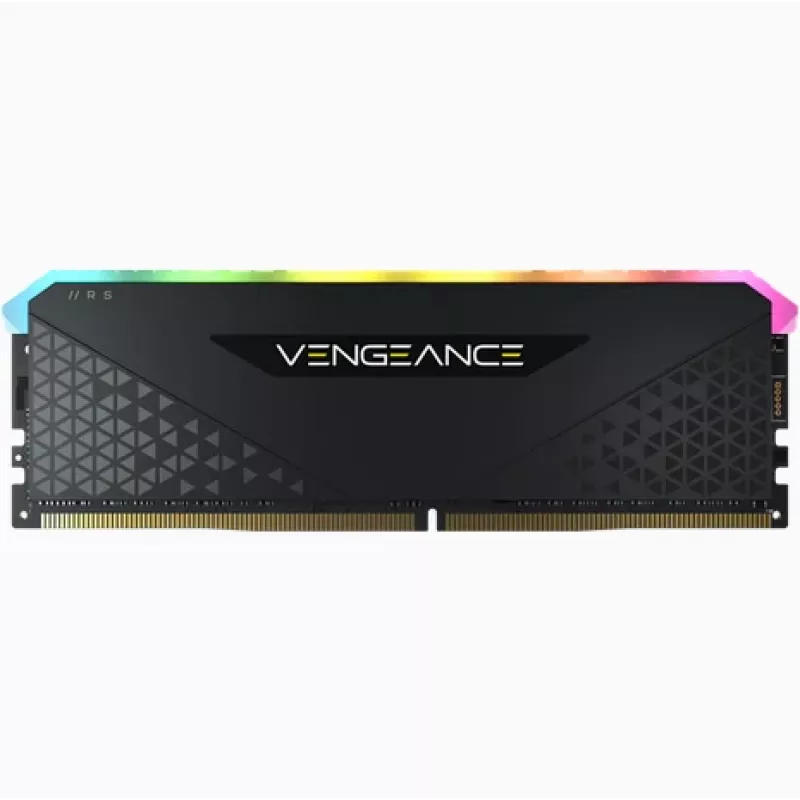 Memoria RAM CORSAIR 16GB DDR4 (1 x 16GB) DRAM 3200MHz C16 Kit de memoria Vengeance RGB RS