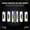 Memoria CORSAIR 64 GB DDR5 (2x32 GB) DRAM 5200 MT/s CL40 Kit de memoria Vengeance RGB Blanco