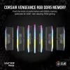 Memoria CORSAIR 32GB DDR5 (2x16GB) DRAM 6400MT/s CL32 Kit de memoria Vengeance RGB - Negro