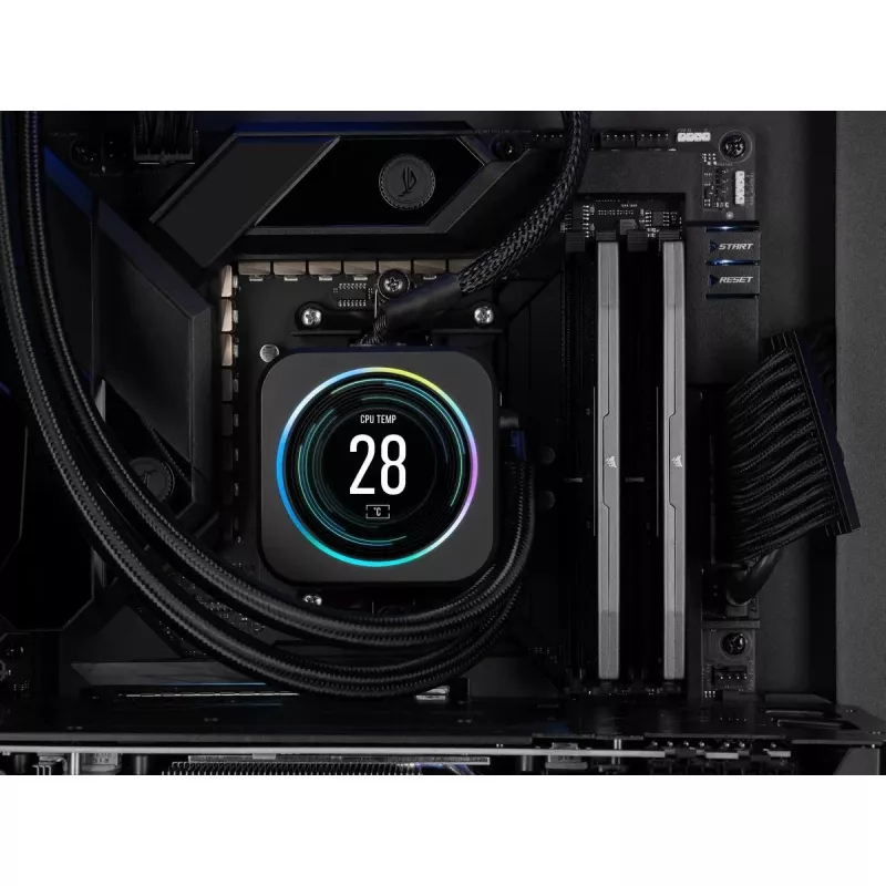 DIMM 64 GB DDR5-6000 (4x 16 GB) Quad-Kit, memoria RAM negra, CMK64GX5M4B6000Z36, Vengeance, AMD EXPO