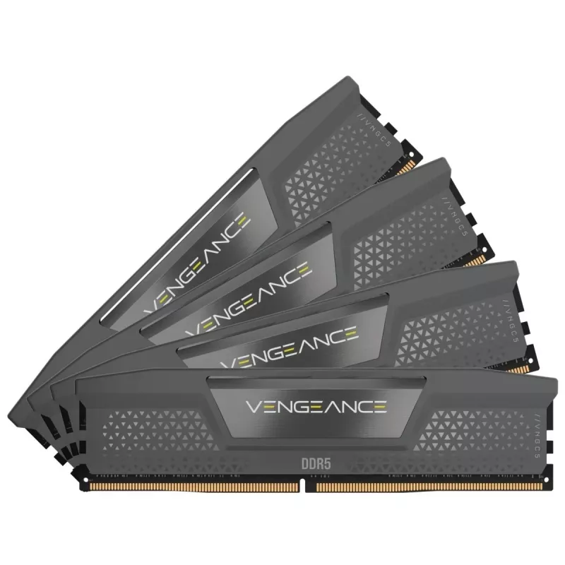 DIMM 64 GB DDR5-6000 (4x 16 GB) Quad-Kit, memoria RAM negra, CMK64GX5M4B6000Z36, Vengeance, AMD EXPO