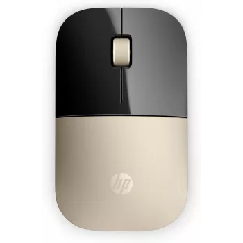 HP Z3700 Gold ratón inalámbrico, ambidiestro, óptico, RF Wireless, 1200 DPI, Oro