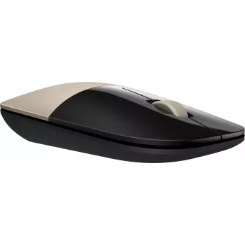 HP Z3700 Gold ratón inalámbrico, ambidiestro, óptico, RF Wireless, 1200 DPI, Oro