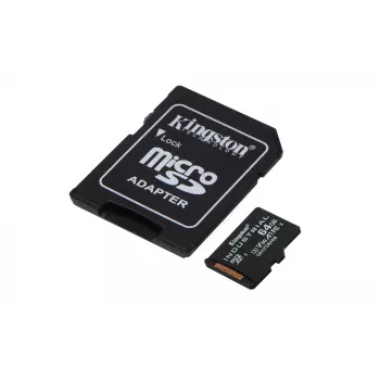 Tarjeta Kingston Technology 64 GB microSDXC Industrial C10 A1 pSLC + adaptador SD