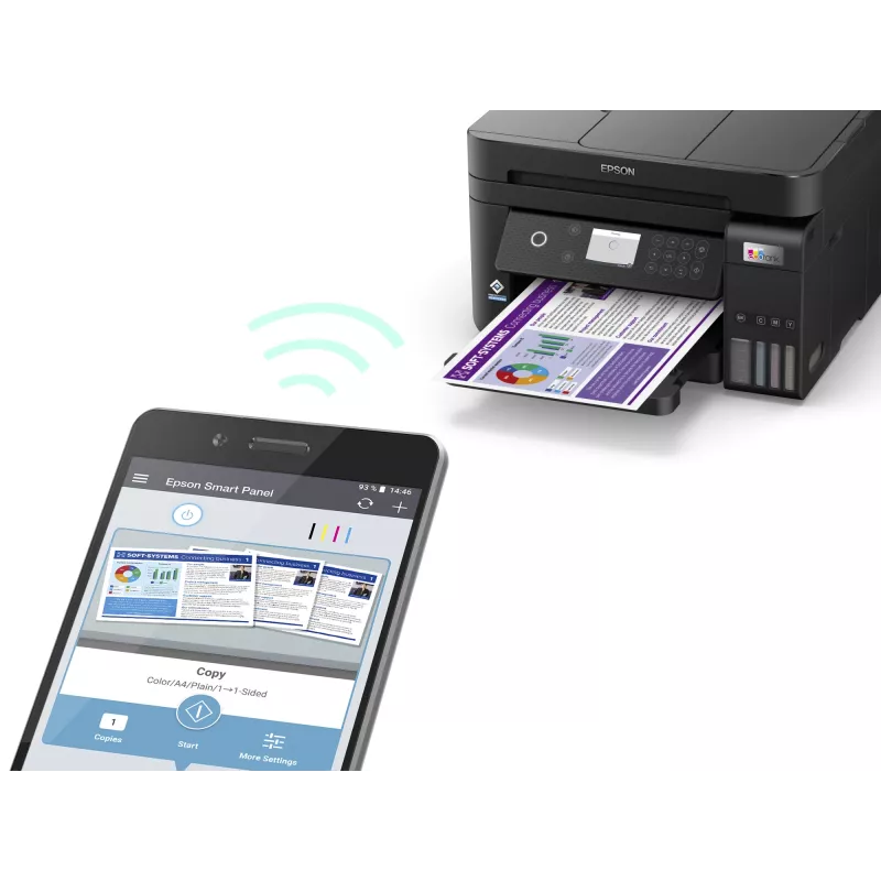 Epson EcoTank ET-3850 Inyección de tinta A4 4800 x 1200 DPI 33 ppm Wi-Fi