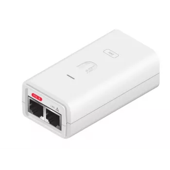 Inyector PoE UBIQUITI NETWORKS 24V 12W Gbit Blanco 24VDC 0,5A RJ-45