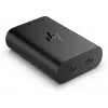 HP 600Q7AA cargador GaN USB-C de 65 W para portátil, 2 × USB-C, 20 V, negro