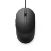 DELL Pro Wired Mouse - MS3220 - Negro, ambidiestro, láser, USB Type-A, 3200 DPI, 2 ms, Negro