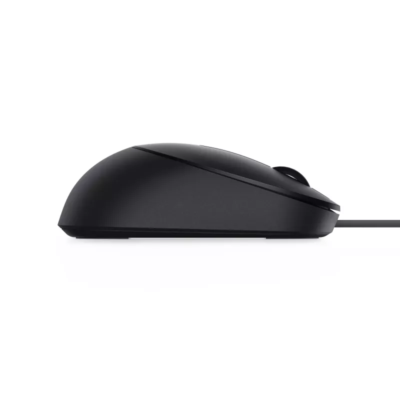 DELL Pro Wired Mouse - MS3220 - Negro, ambidiestro, láser, USB Type-A, 3200 DPI, 2 ms, Negro
