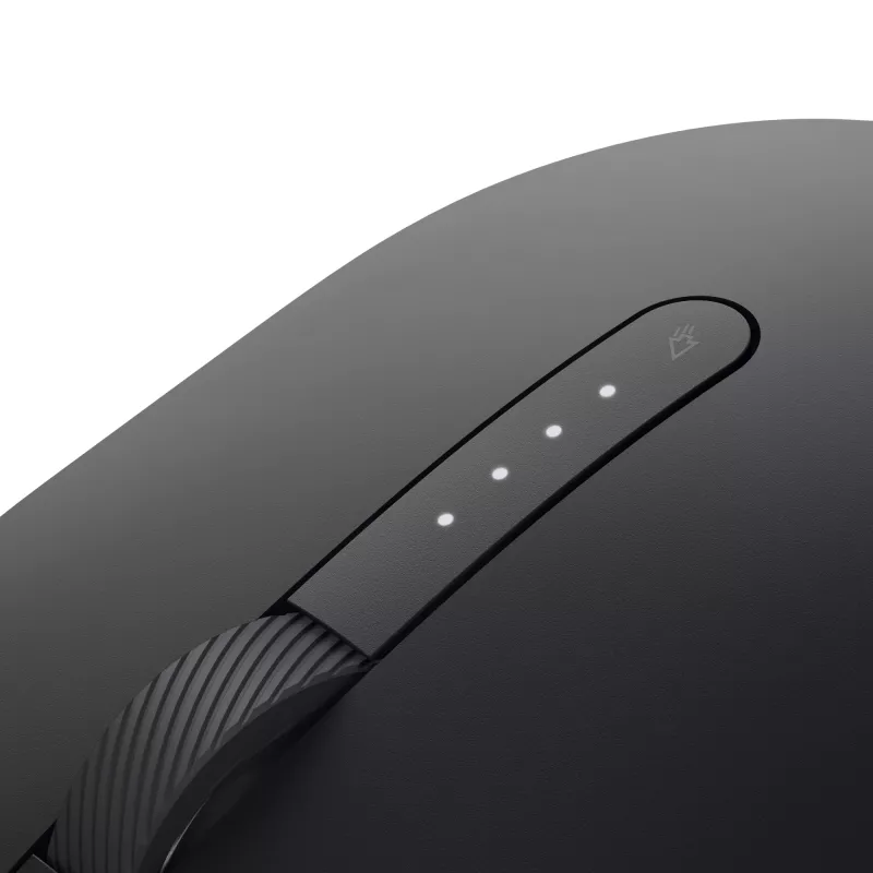 DELL Pro Wired Mouse - MS3220 - Negro, ambidiestro, láser, USB Type-A, 3200 DPI, 2 ms, Negro