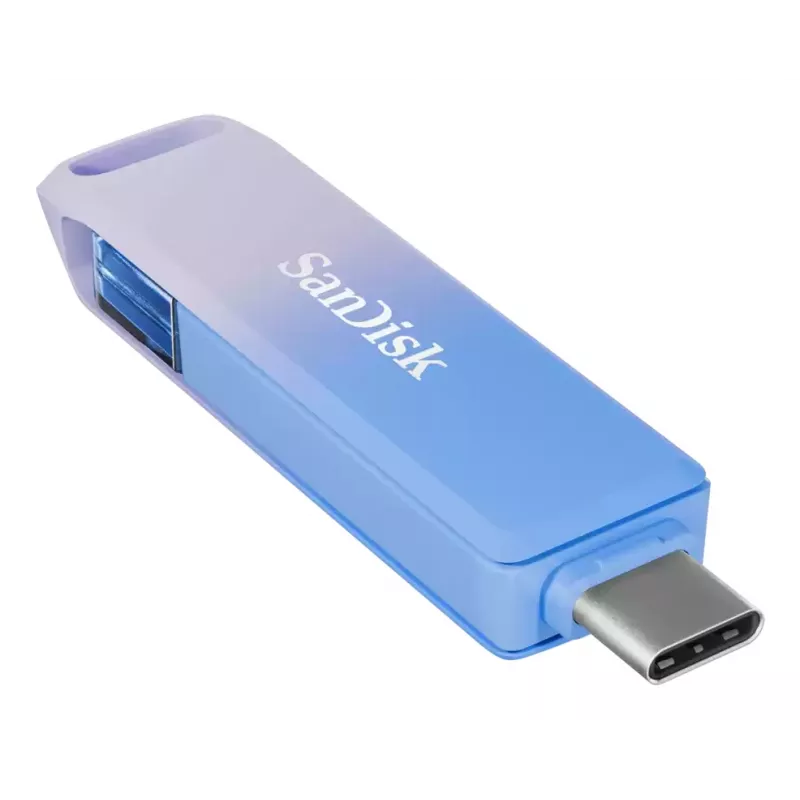 WESTERN DIGITAL SanDisk Creator Phone Drive - 128 GB Memoria USB - USB-C/Lightning - Azul