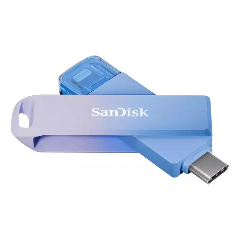 WESTERN DIGITAL SanDisk Creator Phone Drive - 128 GB Memoria USB - USB-C/Lightning - Azul