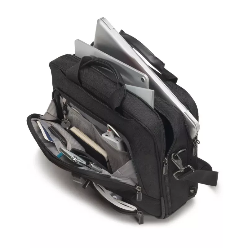 DICOTA Eco Top Traveler Pro - Funda para portátil 15-17.3in - Negro / 1680d Rpet Poliéster