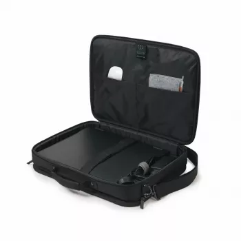 DICOTA Eco Multi Plus Base - Funda para portátil 15-17.3in - Negro / 300d Rpet Poliéster