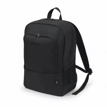 DICOTA Eco Backpack Base - Mochila para portátil 13-14.1in - Negro / 300d rPET Poliéster