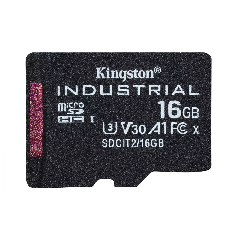 Kingston Technology 16GB microSDHC Industrial C10 A1 tarjeta pSLC + Adaptador SD