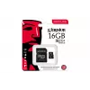 Kingston Technology 16GB microSDHC Industrial C10 A1 tarjeta pSLC + Adaptador SD