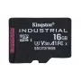 Kingston Technology 16GB microSDHC Industrial C10 A1 tarjeta pSLC pack individual sin adaptador
