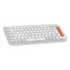 Logitech POP Icon Combo Teclado y ratón Universal Bluetooth QWERTY US International Naranja Blanco