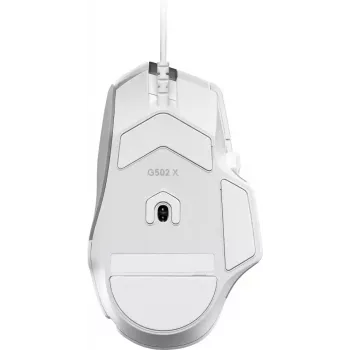 LOGITECH G502 X ratón gaming - USB - blanco
