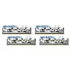 DIMM 64 GB DDR4-3600 (4x 16 GB) Quad-Kit, memoria RAM plateada, F4-3600C16Q-64GTESC, Trident Z Royal Elite, INTEL XMP