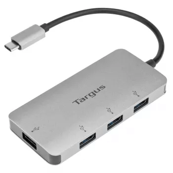 Concentrador de interfaces Targus ACH226EU USB 3.2 Gen 1 (3.1 Gen 1) Type-C 5000 Mbit/s Plateado