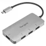 Concentrador de interfaces Targus ACH226EU USB 3.2 Gen 1 (3.1 Gen 1) Type-C 5000 Mbit/s Plateado