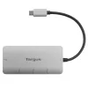 Concentrador de interfaces Targus ACH226EU USB 3.2 Gen 1 (3.1 Gen 1) Type-C 5000 Mbit/s Plateado