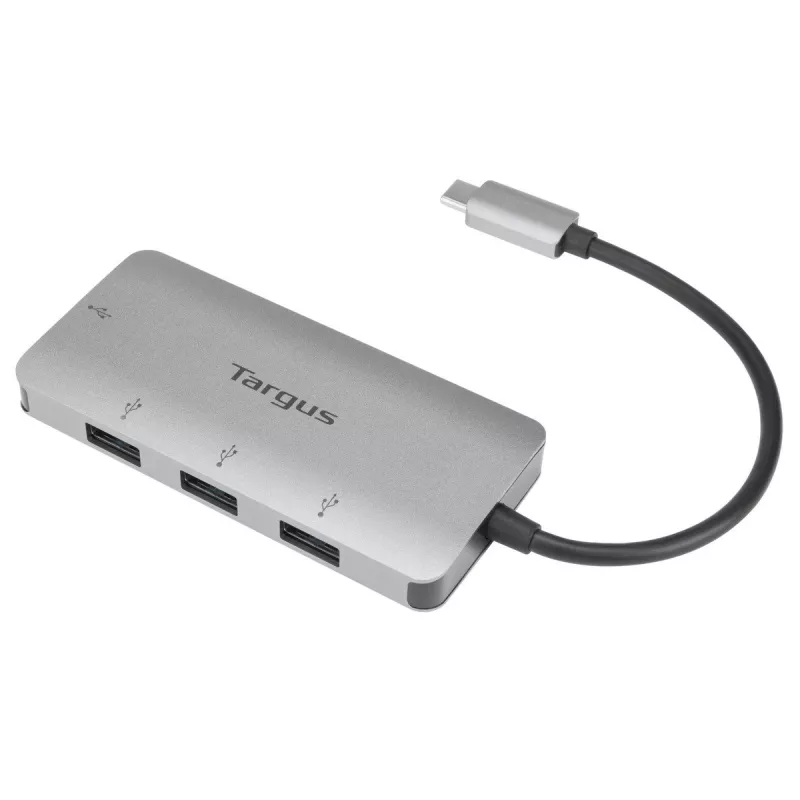 Concentrador de interfaces Targus ACH226EU USB 3.2 Gen 1 (3.1 Gen 1) Type-C 5000 Mbit/s Plateado