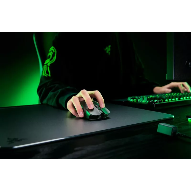 Ratón Razer Viper V3 Pro para diestros RF Wireless + USB Type-C óptico 35000 DPI