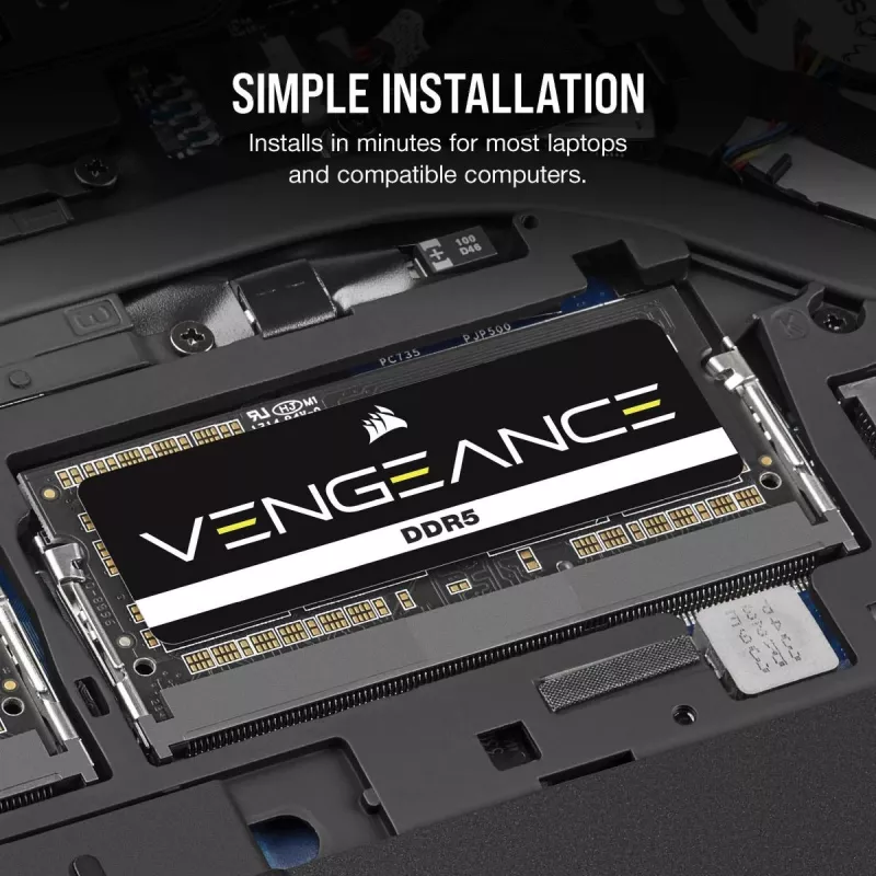 Memoria CORSAIR 32GB Vengeance DDR5 SoDIMM (1x32gb) DDR5 5600mt/s CL48