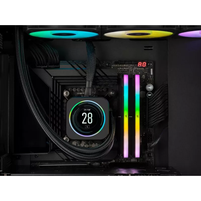 Corsair Vengeance RGB kit de memoria RAM 32 GB (2x16 GB) DDR5-6000 CL38, negro