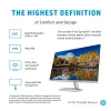 Monitor HP M27fq 27 pulgadas Quad HD 2560x1440 IPS LCD, 300 cd/m², 75 Hz, 5 ms, Plata