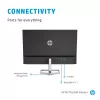 Monitor HP M27fq 27 pulgadas Quad HD 2560x1440 IPS LCD, 300 cd/m², 75 Hz, 5 ms, Plata