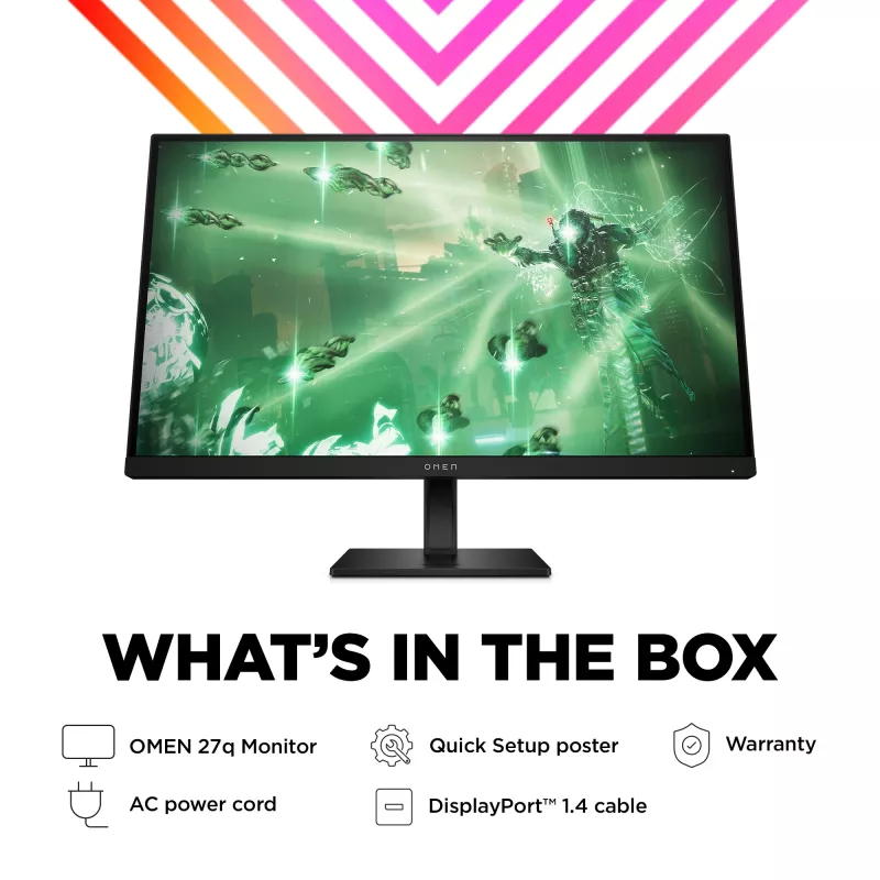 OMEN by HP 27 pulgadas QHD 165Hz Monitor gaming - OMEN 27q