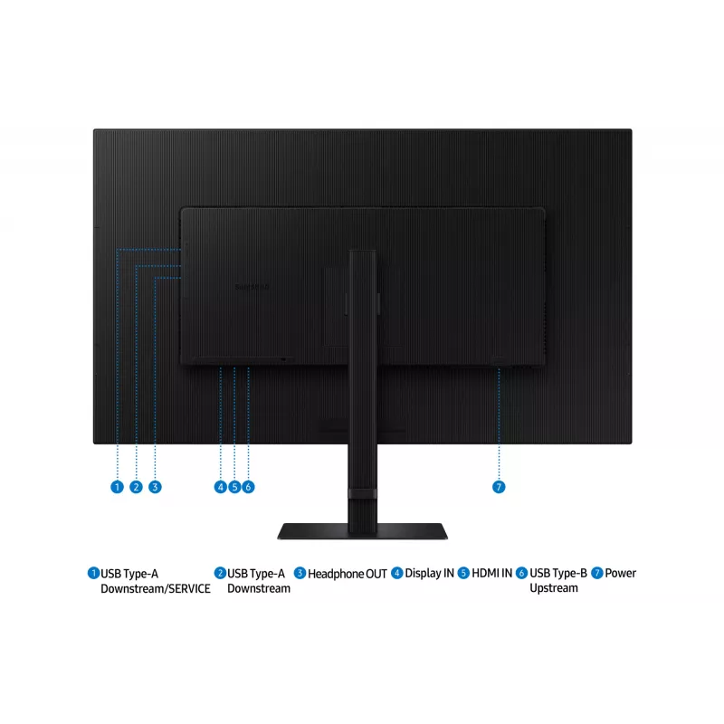 Samsung S80D Monitor de ordenador 94 cm (37 pulgadas) 3840 x 2160 píxeles 4K Ultra HD LCD Negro