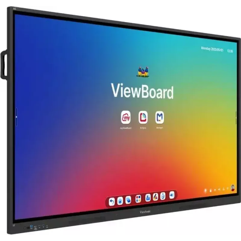 ViewSonic ViewBoard IFP8634 pantalla interactiva, 86 pulgadas (218 cm), 4K UHD 3840 x 2160, multitáctil, Android 14 EDLA, 8 GB RAM, 350 cd/m², negra
