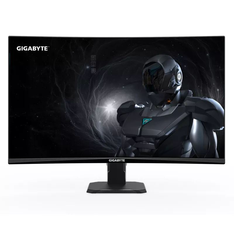 GIGABYTE GS27FC2 27 pulgadas Monitor gaming curvo FHD – 1920 x 1080, 240 Hz, 1, 350 cd/m², HDR Ready, HDMI 2.0, DisplayPort 1.4