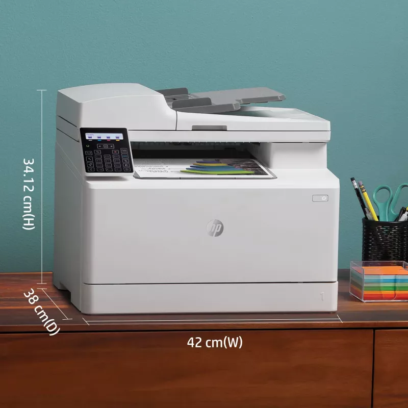 HP Color LaserJet Pro MFP M183fw, Láser, Impresión en color, 600 x 600 DPI, A4, Impresión directa, Blanco