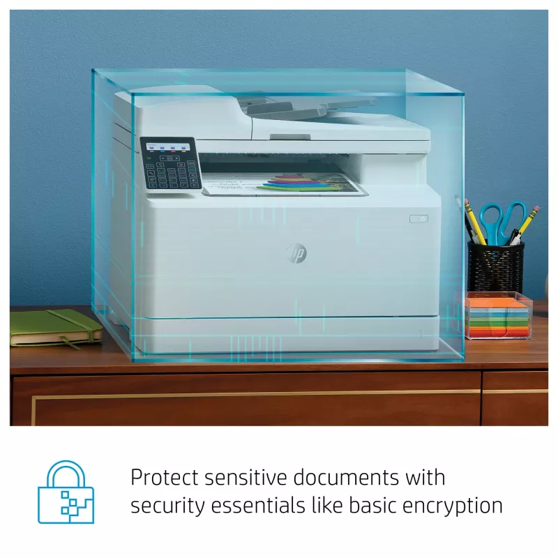 HP Color LaserJet Pro MFP M183fw, Láser, Impresión en color, 600 x 600 DPI, A4, Impresión directa, Blanco