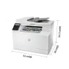 HP Color LaserJet Pro MFP M183fw, Láser, Impresión en color, 600 x 600 DPI, A4, Impresión directa, Blanco