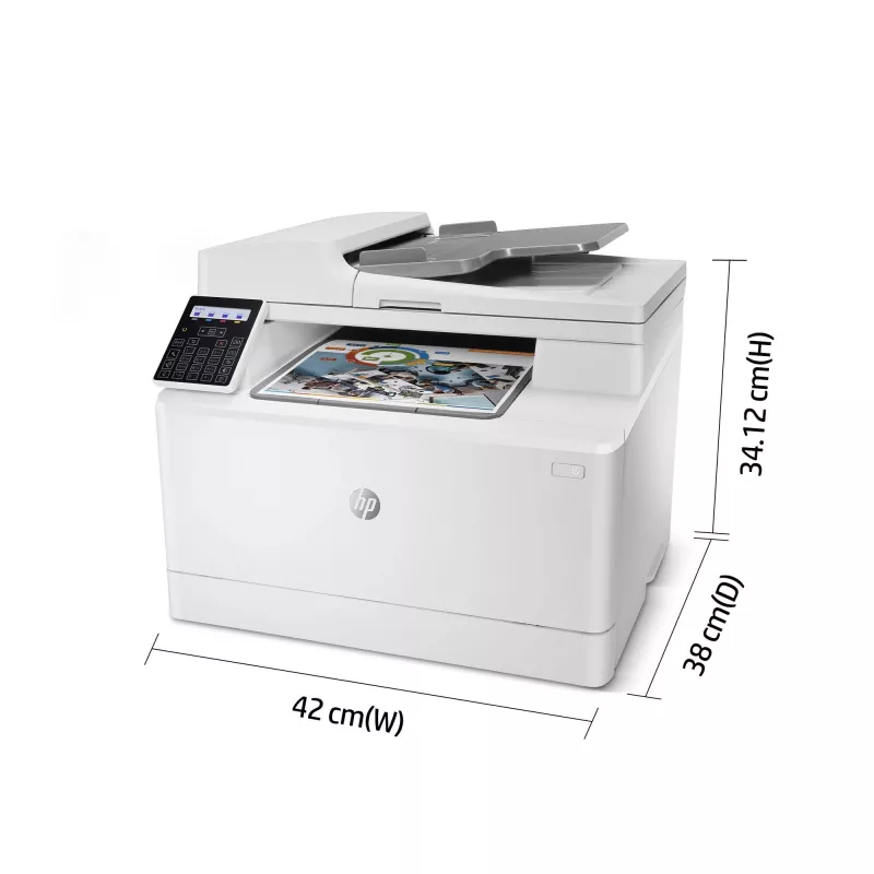 HP Color LaserJet Pro MFP M183fw, Láser, Impresión en color, 600 x 600 DPI, A4, Impresión directa, Blanco