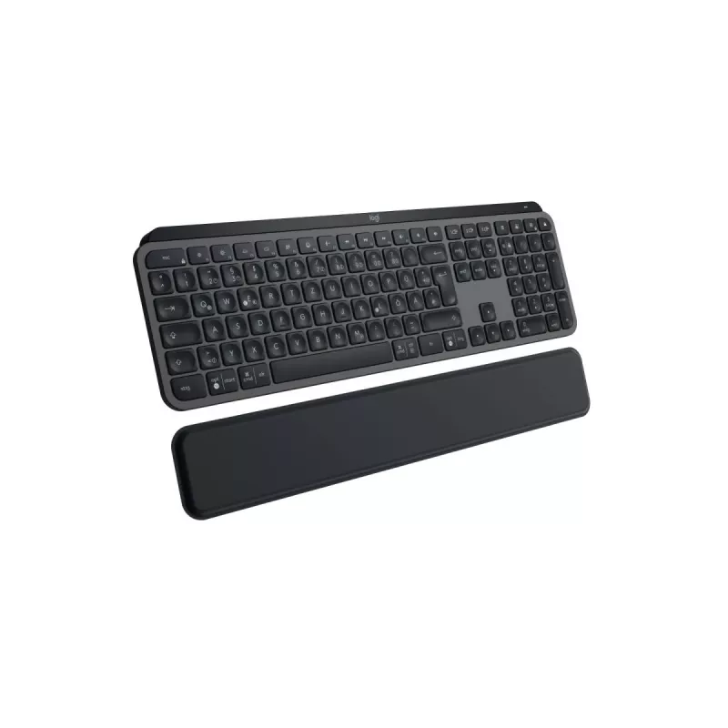 Teclado LOGITECH MX Keys S Grafito con reposamuñecas QWERTZ Alemán