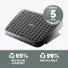 Fellowes Standard reposapiés, negro