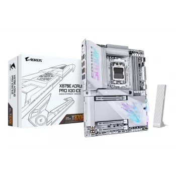 Placa base GIGABYTE X870E AORUS PRO X3D ICE, AMD AM5, ATX