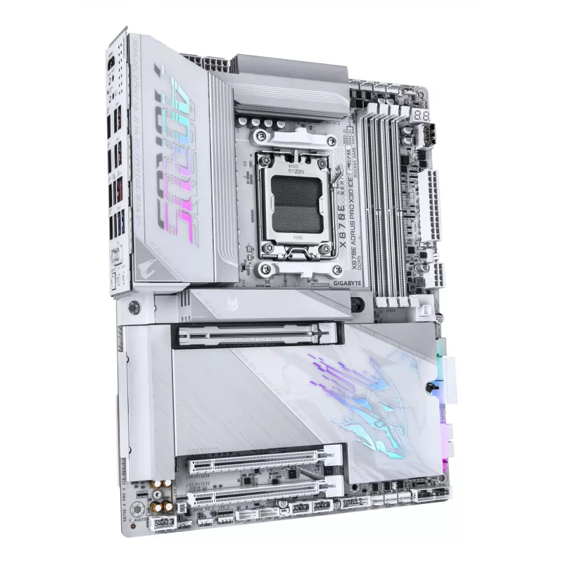 Placa base GIGABYTE X870E AORUS PRO X3D ICE, AMD AM5, ATX