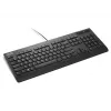 Teclado con cable de tamaño completo con lector de tarjetas Lenovo Smartcard Wired II — distribución alemana, USB, 106 teclas, negro