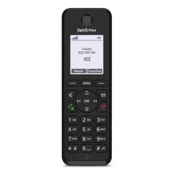 Teléfono DECT FRITZ Fon M3 Terminal inalámbrico Identificador de llamadas Negro